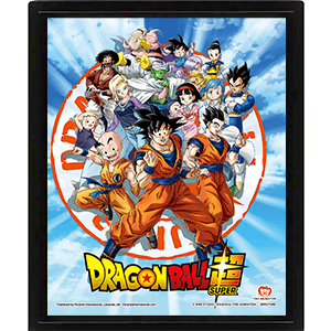 Cuadro 3D Dragon Ball Super: Goku and the Z Fighters