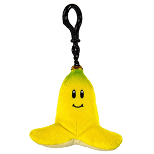 Llavero Peluche Mario Kart: Banana 10cm para Merchandising en GAME.es