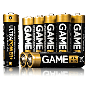 GAME UltraPower+ Pack 8 Pilas Alcalinas LR6 AA