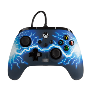 Controller con Cable PowerA Arc Lightning Azul XSX-XONE -Licencia oficial- para Xbox One, Xbox Series S, Xbox Series X en GAME.es