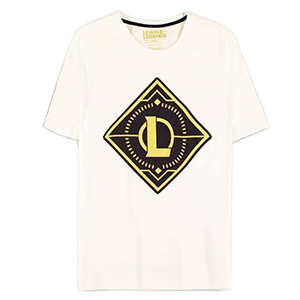 Camiseta League of Legends Blanca Talla M para Merchandising en GAME.es
