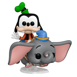 Figura Pop Ride World Disney World 80 Aniversario: Goofy en Atracción Dumbo