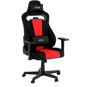Nitro Concepts E250 Gaming Negra - Roja - Silla Gaming