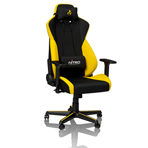 Nitro Concepts S300 Gaming Astral Amarilla - Silla Gaming