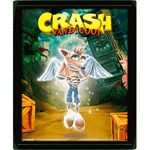 Cuadro 3D Crash Bandicoot: Game Over