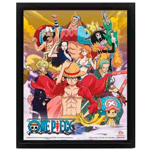 Cuadro 3D One Piece: Victory at Sunset
