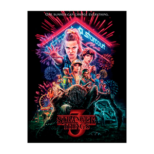 Lienzo 30x40 Stranger Things: Verano del 85