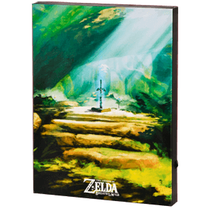 Lienzo con Iluminación 30x40cm The Legend of Zelda: Espada Maestra