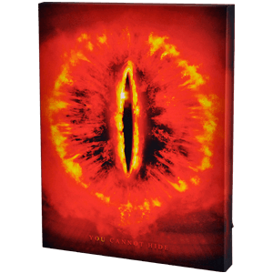 Lienzo con Iluminación 30x40cm El Señor de los Anillos: Ojo de Sauron