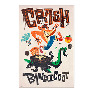 Poster Crash Bandicoot Adventures