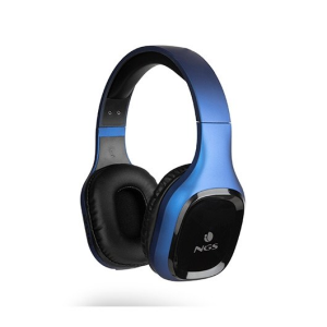 NGS Artica Sloth 3,5 mm Bluetooth Negro Azul - Auriculares