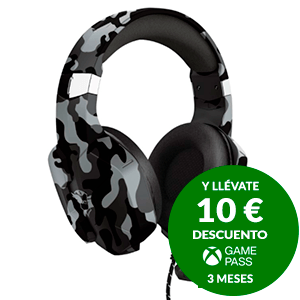 Trust - GXT323K CARUS -BLACK CAMO- Auriculares Gaming