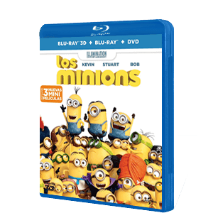 Los Minions DVD+BD+ BD 3D