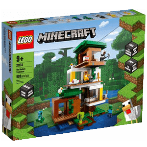 LEGO Minecraft: La Casa del Árbol Moderna para Merchandising en GAME.es