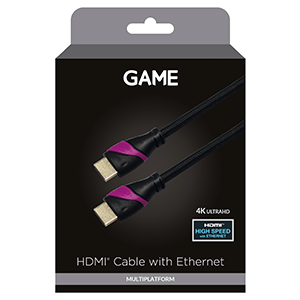 GAME GM607 Cable HDMI 1.4 con Ethernet PS5-PS4-XSX-XONE-NSW-PC para Nintendo Switch, PC, Playstation 4, Playstation 5, Xbox One, Xbox Series X en GAME.es