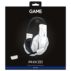 GAME PHX300 White Auriculares Gaming PS5-PS4-PC para PC, Playstation 4, Playstation 5 en GAME.es
