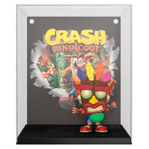 Figura POP Game Cover Crash Bandicoot: Crash con Máscara Aku para Merchandising en GAME.es