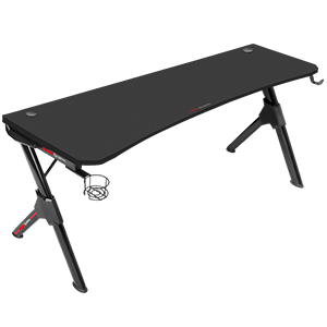 Mars Gaming MGDXL Gaming Desk 160cm - Full Mousepad - Holders Negro - Mesa Gaming