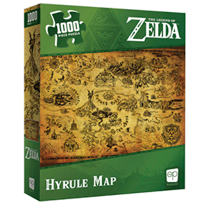 Puzle The Legend of Zelda: Mapa de Hyrule 1.000 piezas para Merchandising en GAME.es