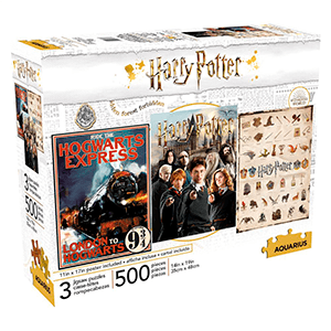 Set de 3 Puzzles Harry Potter 500piezas