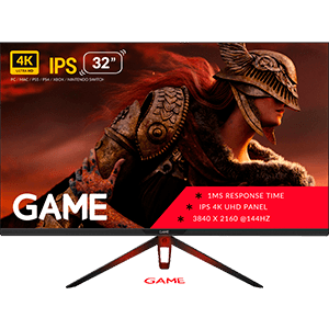 GAME M32G4K IPS UHD 4K - 144Hz PC -120Hz PS5 / XBOX Series X - HDR 400 -  HDMI 2.1 - Monitor Gaming con Altavoces en GAME.es