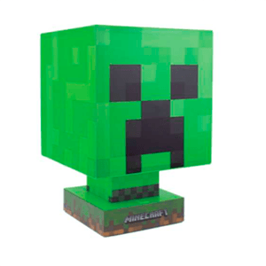 Lámpara Minecraft: Creeper