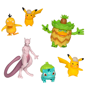 Pack Figuras Pokémon: Detective Pikachu