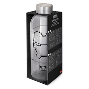 Botella de Cristal 1030 ml Marvel