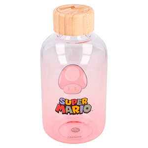 Botella de cristal Super Mario Bros de Mario 620 ml