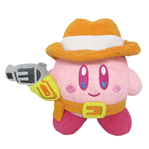 Peluche 17cm Nintendo: Kirby Pistolero