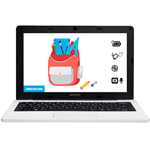 Medion E11201 - Celeron N3450 - 4GB RAM - 64GB SSD - 11,6´´ - W10 - Ordenador Portátil