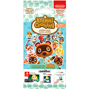 Pack 3 Tarjetas amiibo Animal Crossing - Serie 5