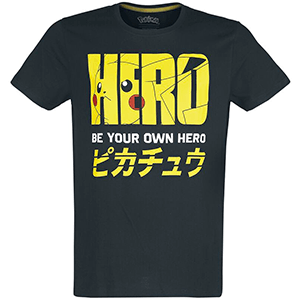 Camiseta Pokemon: Hero Talla L para Merchandising en GAME.es