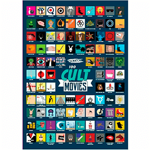 Poster Scratch: 100 Películas de Culto