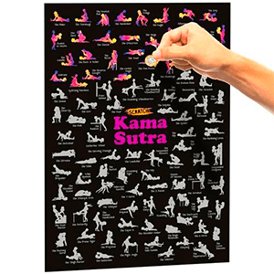 Póster Scratch Kama Sutra