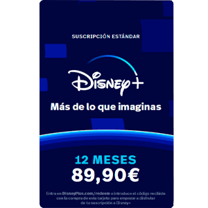 Código Disney + 12 Meses Suscripción para Disney Plus en GAME.es