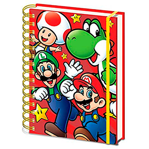 Cuaderno Super Mario A5