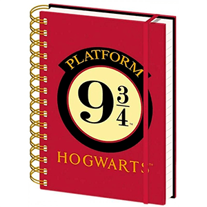 Cuaderno A5 Harry Potter Hogwarts Andén 9 3/4