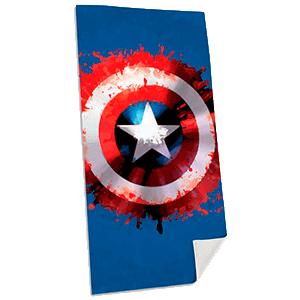 Toalla Marvel: Capitán América Algodón