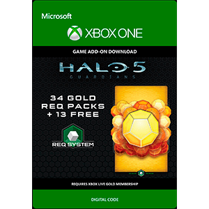 Halo 5: Guardians: 34 Gold REQ Packs + 13 Free Xbox One Halo 5: Guardians: 34 Gold REQ Packs + 13 Free Xbox One