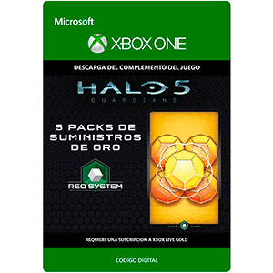 Halo 5: Guardians: 5 Gold REQ Packs Xbox One Halo 5: Guardians: 5 Gold REQ Packs Xbox One