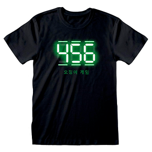Camiseta El Juego del Calamar: 456 Talla M