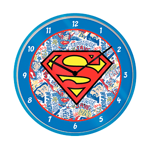 Reloj De Pared dc superman pyramid international multicolor gp85451 logo