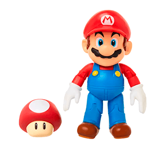 Figura Mario 10 cm & Super Seta