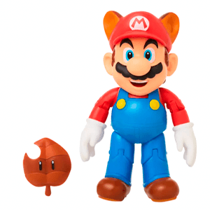 Figura Raccoon Mario 10 cm & Super Hoja