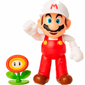Figura Nintendo Mario & Flor de Fuego