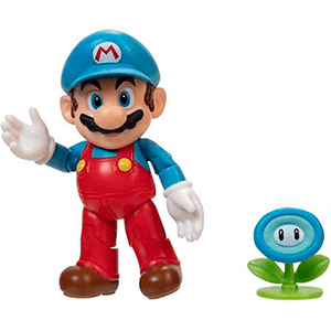 Figura Nintendo Ice Mario & Flor de Hielo
