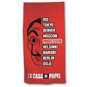 Toalla La Casa de Papel: Nombres