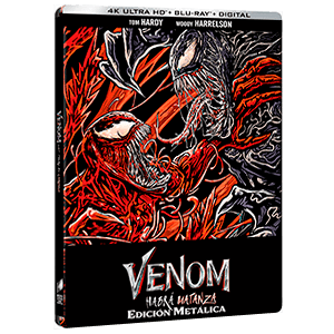 Venom 2 Habrá Matanza 4K + BD Edición Steelbook