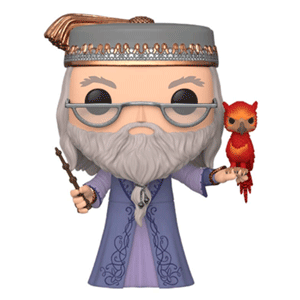 Figura POP Harry Potter: Dumbledore con Fawkes 10" (25cm)